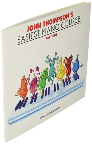 ספר לימוד פסנתר באנגלית – גמדים 1 John Thompsons – Easiest Piano Course