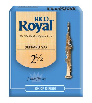 עלים לסקסופון סופרן מס 2.5- 10 בקופסא Rico Royal