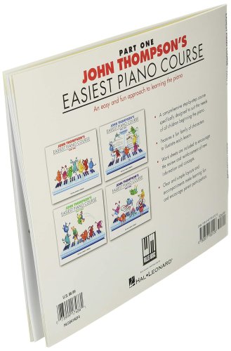 ספר לימוד פסנתר באנגלית - גמדים 1 John Thompsons - Easiest Piano Course