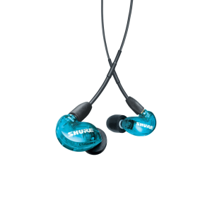 אוזניות In-Ear מקצועיות Shure SE215 בצבע כחול
