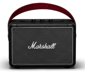 רמקול אקטיבי סטריאופוני נייד עם חיבוריות Bluetooth בצבע שחור מבית Marshall