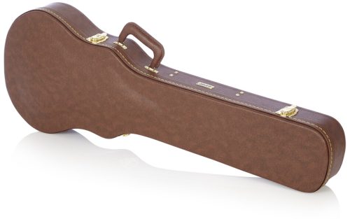 ארגז לגיטרה חשמלית LP חום Gator GW-LP-BROWN Deluxe Wood Case