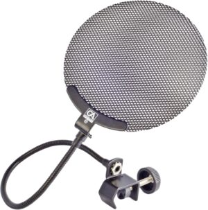 פופ פילטר מתכת למיקרופון אולפני Golden Age Audio P2