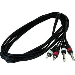 כבל כפול 3 מטר WARWICK RCL20934 D4 2PL 2RCA