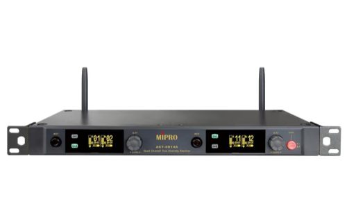 מקלט ל 4 מיקרופונים 5.8GHz עם אנטנות חיצוניות (ללא משדרים) Mipro ACT-5814A 5.8GHz