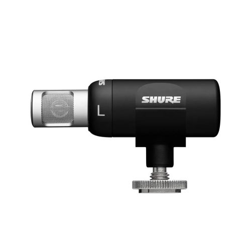 מיקרופון אלחוטי נטען ומשדר למכשירי Android או iOS דגם Shure MV88+W