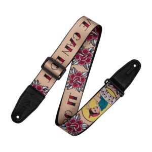 רצועה לגיטרה “2 LEVY’S MPD2-125 Neo-Traditional Rosie the Riveter Motif