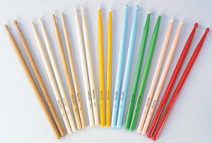 זוג מקלות תופים ראש עץ Rockville  Hickory 5A