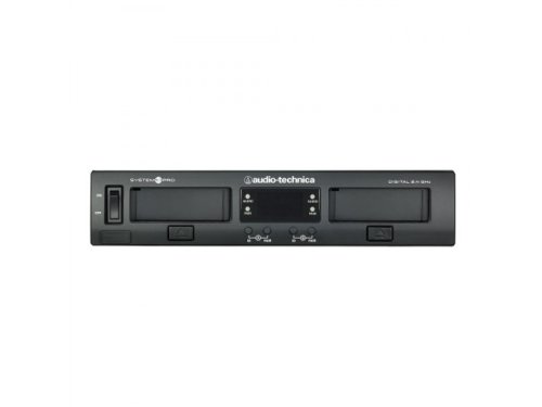 סט אלחוטי כפול ידני+כיס+דש Audio technica ATW-1312p