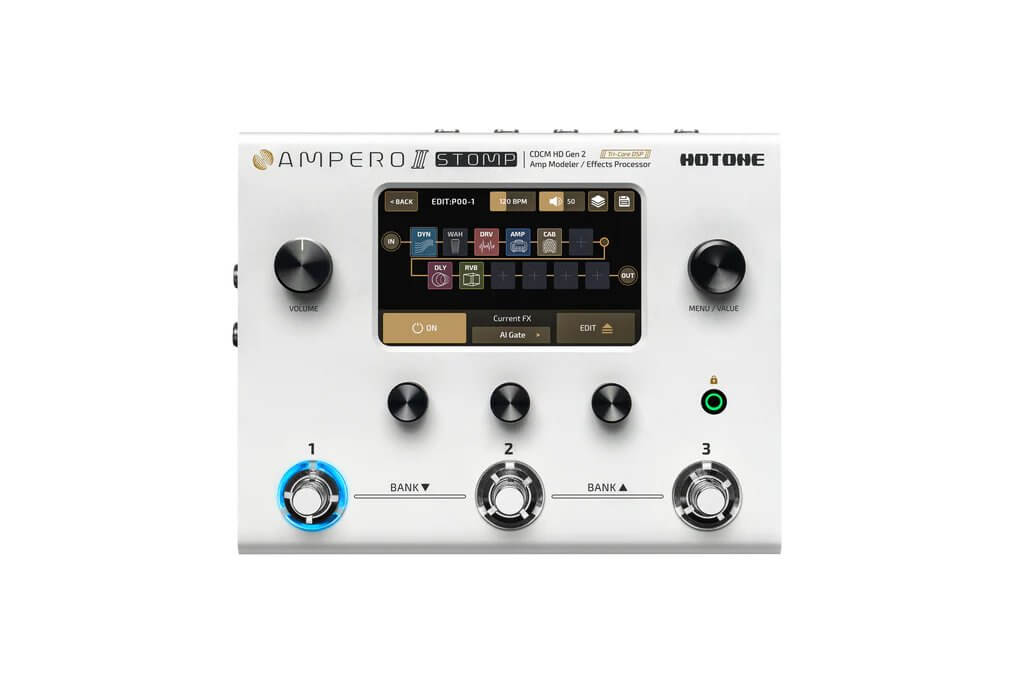 מולטי אפקט ומדמה מגברים Hotone Ampero  II Multieffect