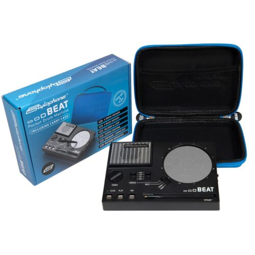 מכונת תופים וסינתיסייזר בס עם לופר Stylophone Beat עם תיק מקורי