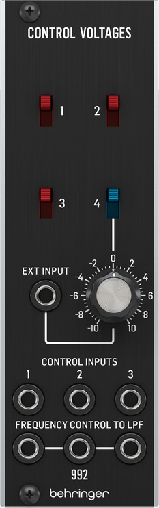 מודול Eurorack דגם Behringer CONTROL VOLTAGES 992