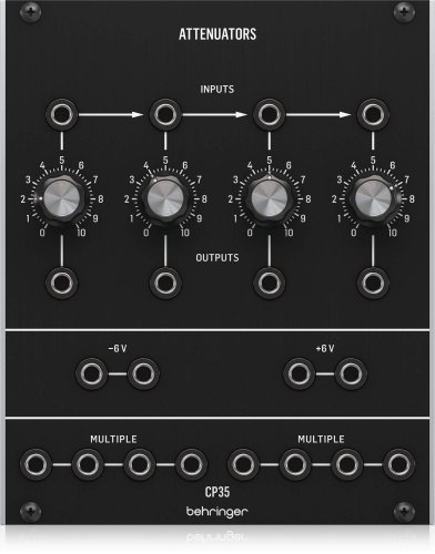 מודול Eurorack דגם Behringer CP35 ATTENUATORS