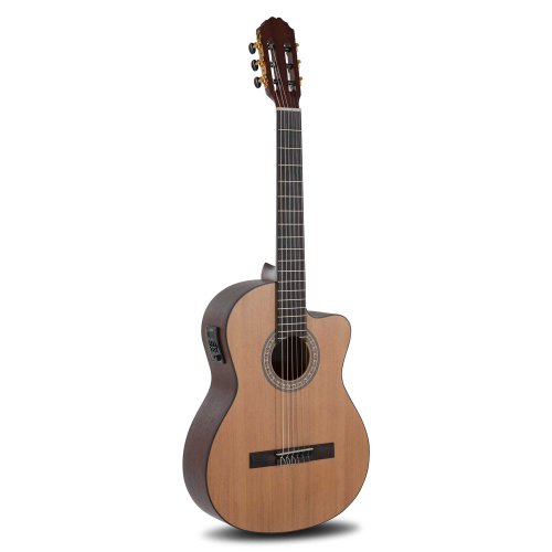 גיטרה קלאסית מוגברת Manuel Rodriguez Principio Solid Cedar CA-CM CE