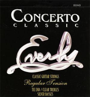 סט מיתרים לגיטרה קלאסית Cleartone Everly Concerto 8040