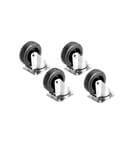 סט 4 גלגלים Kit composed by 4 x 100mm wheels for VIO S318 DVA KS10 KS20 and SUB 18D