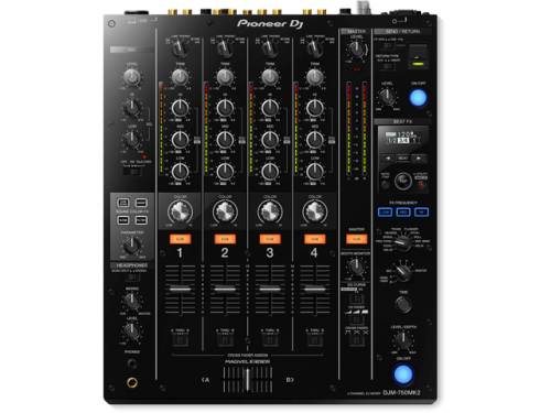 מיקסר DJ דיג'יי דיגיטלי 4 ערוצים Pioneer DJM-750 MK2