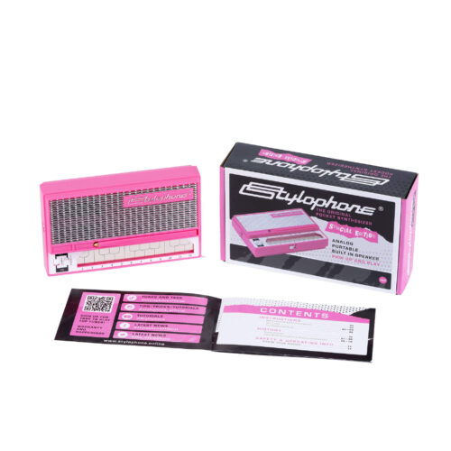 סינתיסייזר אנלוגי ורוד Stylophone S1 Pink