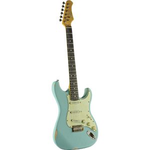 גיטרה חשמלית אקו Eko S300 RELIC Daphne Blue