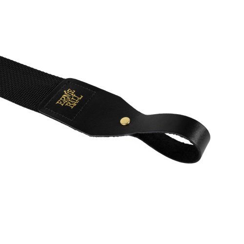 רצועה לגיטרה אקוסטית Ernie Ball Polypro Acoustic Guitar Strap Black 5365