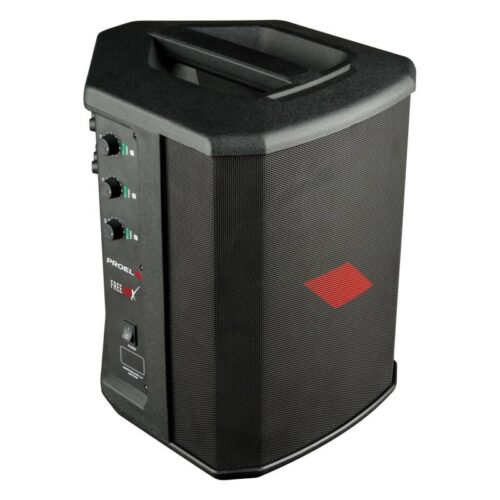 רמקול מוגבר נייד נטען עם מיקסר ואפקט Proel FREEONEX 400W