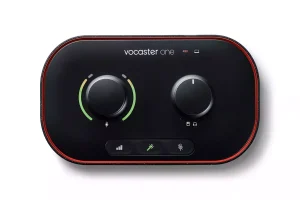 כרטיס קול לפודקאסט ושידור Focusrite Vocaster One