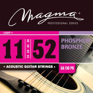 סט מיתרים לגיטרה אקוסטית Magma 11-52 GA130 Phosphor bronze
