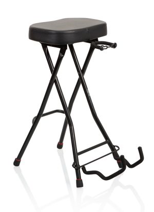 כסא לגיטריסט עם סטנד לגיטרה GATOR GFW-GTRSTOOL