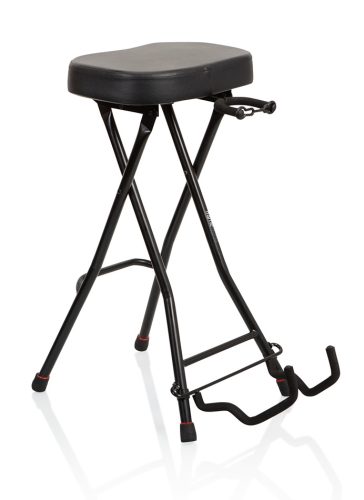 כסא לגיטריסט עם סטנד לגיטרה GATOR GFW-GTRSTOOL