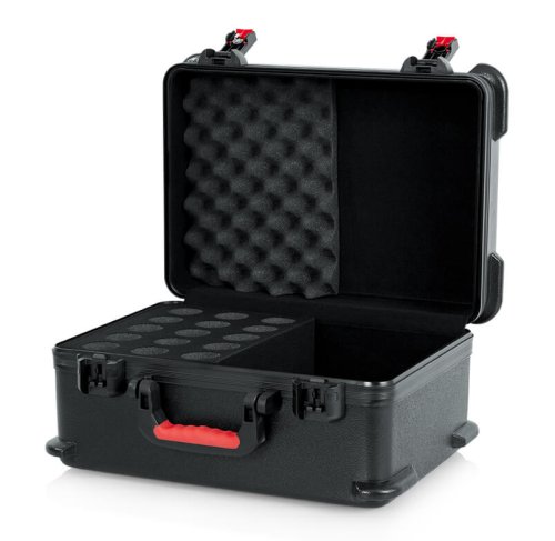 ארגז ל 15 מיקרופונים וכבלים GATOR GTSA-MIC15