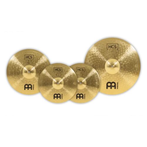 סט מצילות היי-האט 14", קראש 16", רייד 20", Splash 10" (מתנה) Meinl HCS Complete Cymbal Set-Up