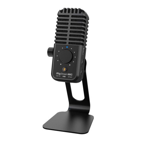 מיקרופון וכרטיס קול IK Multimedia iRig Stream Mic USB