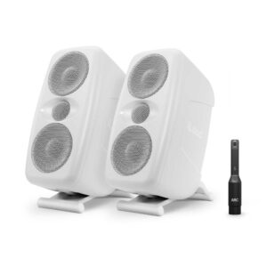 זוג מוניטורים אולפניים אקטיביים IK Multimedia iLoud MTM MKII צבע לבן