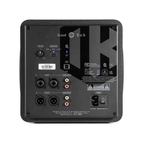 סאב וופר אולפני אקטיבי משולב מערכת כיול IK Multimedia iLoud Sub