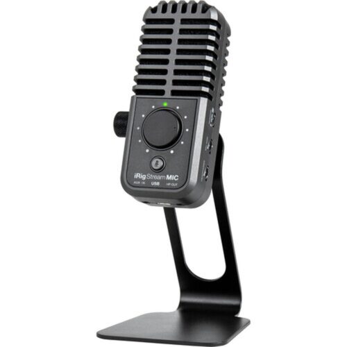 מיקרופון וכרטיס קול IK Multimedia iRig Stream Mic USB
