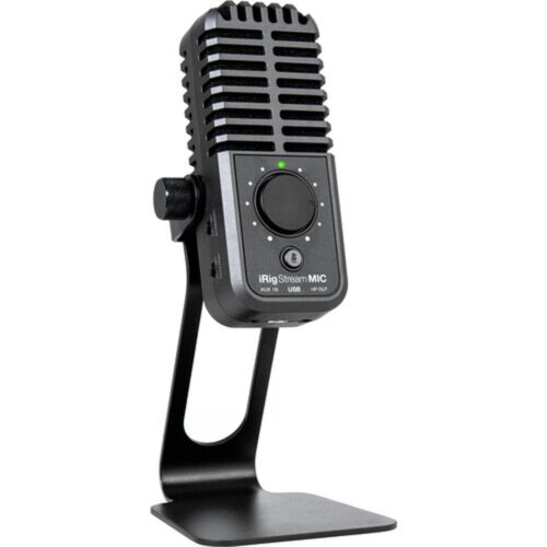 מיקרופון וכרטיס קול IK Multimedia iRig Stream Mic USB