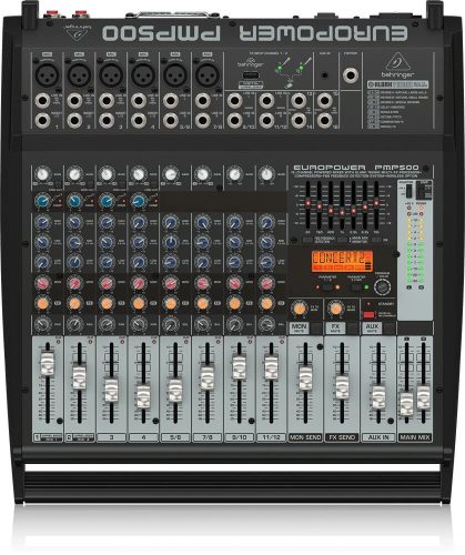 מיקסר משולב מגבר דגם PMP500 מבית Behringer