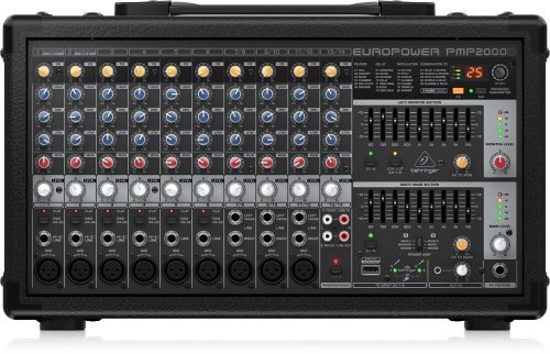 מיקסר משולב מגבר דגם PMP2000D מבית Behringer
