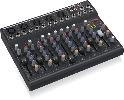 מיקסר אנלוגי 10 כניסות, אופציה ע"י סוללה 9V BEHRINGER XENYX 1003B