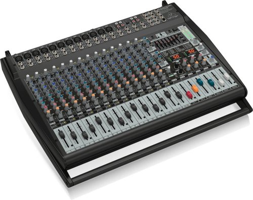 מיקסר 20 כניסות משולב מגבר 1600W הכולל אפקט Behringer PMP6000