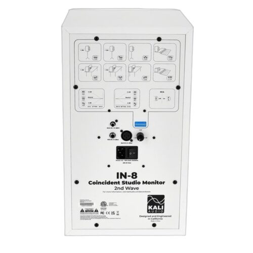 מוניטור אולפני Kali Audio IN-8 2nd White בצבע לבן