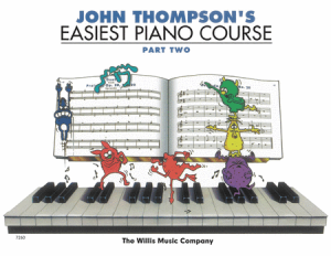 ספר לימוד פסנתר באנגלית – גמדים 2 John Thompsons – Easiest Piano Course