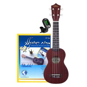 ערכת יוקללה טנור עם תיק טיונר וספר לימוד