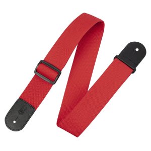 רצועה אדומה לגיטרה  “2 LEVY’S M8POLY-RED