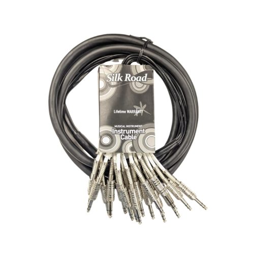 מולטי כבל PL 6.3 X 8 מאוזן ל- 8 PL 6.3 X מאוזן באורך 3 מטר Silk Road MCPP10L