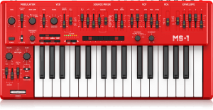 סינטיסייזר אנלוגי Behringer MS-1 MKII אדום