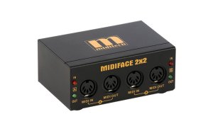 ממשק מידי שני ערוצים  MiDiPlus MIDIFACE 2×2