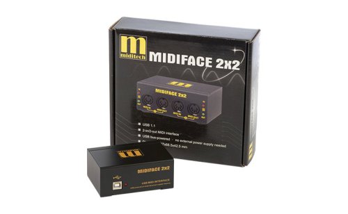 ממשק מידי שני ערוצים MiDiPlus MIDIFACE 2x2
