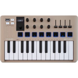 מקלדת שליטה Arturia MiniLab Mk3 שמפניה