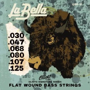 סט מיתרים FLAT לגיטרה בס 6 מיתרים LaBella | OSF-6